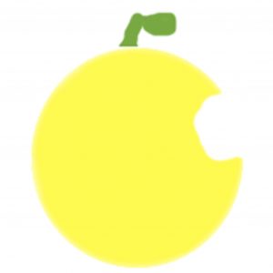 Logo zitrotec: Eine angebissene Zitrone.